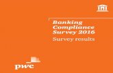 Banking Compliance Survey 2016 - PwC · Complaints handling Prudential supervision regulation IT security Legal (regulatory watch, …) Business security Operational risk (other than