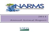 2011 Annual Animal Report - USDA ARS...Animal Arm (NARMS): 2011 NARMS Animal Arm Annual Report. Athens, GA: U.S. Department of Agriculture, Agricultural Research Service, 2014. The