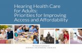 Committee on Accessible and Affordable Hearing Health Care for … · 2017. 8. 15. · Hearing health care professionals - For the purposes of this report the term “hearing health
