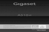 Gigaset A510 IP · Gigaset A510IP / Greece en / A31008-M2230-R601-2-TE19 / Cover_front.fm / 16.10.2012 Congratulations By purchasing a Gigaset, you have chosen a brand that is fully