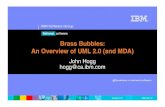 Brass Bubbles: An Overview of UML 2.0 (and MDA) · 1. To introduce major new features of UML 2.0 2. To clarify the design intent and rationale behind UML 2.0 3. To explain the essential