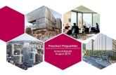 Annual Results August 2019 - Precinct Properties · PRECINCT PROPERTIES, ANNUAL RESULTS PRESENTATION - Page 2 Agenda Precinct Properties New Zealand Limited Scott Pritchard, CEO George