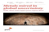 Metals mired in global uncertainty · Marlin Gold Mining Ltd. Masuparia Gold Corp. McEwen Mining Inc. McLeod Williams Capital Corp. Midas Gold Corp. Minaurum Gold Inc. Minerx Inc.