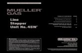 opERAtinG inStRUctionS MAnUAL - Mueller Co....Customer Service Center Decatur, Illinois 1.800.798.3131 moreinfo@muellercompany.com All warranties, expressed or implied, for Mueller