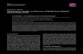 OptimizationStudiesonRecoveryofMetalsfromPrinted ...downloads.hindawi.com/journals/bca/2018/1067512.pdfdue to multicolinearity, where ideal Ri2 is 0.0. High Ri2 means terms are correlated