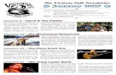 The Victoria Folk Newsletter The Victoria Folk Newsletter Folk Club: Every Sunday ~ Admission $7.00