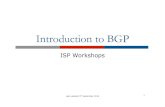 Introduction to BGP4 Path Vector Protocol p BGP is classified as a path vector routing protocol (see RFC 1322) n A path vector protocol defines a route as a pairing between a destination