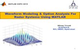 Waveform Modeling & Option Analysis For Radar Systems ...€¦ · Waveform Modeling & Option Analysis For Radar Systems Using MATLAB MATLAB EXPO 2019 1 Nilang Trivedi Scientist-E,