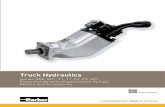 Truck Hydraulics - hydraulik.meldgaard.com … · Fixed Displacement - Gear Pumps Page 16 - 21 F1 Pump F1 Fixed Displacement - Axial Piston Pump. ISO and SAE version Page 22 - 32