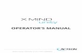 OPERATOR S MANUAL - ACTEON GROUP · Page 8 Operator’s manual • X-Mind unity • VI • (15) • 11/2017 • NUN0EN010I ENGLISH 1.2. INFORMATION FOR THE OPERATOR Dear customer,