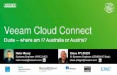 Veeam Cloud Connect...• Veeam WAN acceleration offers you an easy, powerful and affordable transfer boost for both backup and replication • Veeam Cloud Connect is built-in and