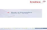 Book of Parameters · Book of Parameters - Speedy 400, 120 watt Trotec Laser GmbH | Freilingerstraße 99, A-4614 Marchtrenk 4  2 TroLase Quality Power Speed PPI …