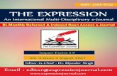 The Expr ession: An International Multid isciplinary e ...expressionjournal.com/downloads/1.-dr.-budhanath-pratihast-paper.pdf · THE NOVELS OF MANOHR MALGONKAR AND KHUSHWANT SINGH: