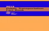 2013 APTA Public Transportation Fact Book · 2020. 1. 7. · APTA AND THE FACT BOOK 5 APTA and the Fact Book The American Public Transportation Association (APTA) is a nonprofit international