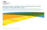 New Collective rights management in the Digital Single Market · 2015. 7. 20. · Response: Collective rights management in the digital single market. 9. 2. Consultation response