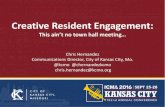 Creative Resident Engagement - icma.org Resident... · •Creative engagement ideas: face-to-face & online •Three concepts you can take home •Idea exchange. The Art of Data Innovative