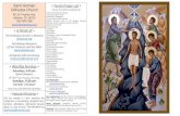 Saint Herman + Parish Prayer List + Orthodox Church Pray ...sthermanoca.org/documents/Bulletins/2012/Bulletin_01_06_13.pdfDivine Liturgy (Synaxis of St. John) Wednesday, Jan. 9, 10