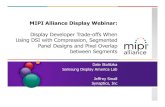 Display Developer Trade-offs When Using DSI with ... · 2015-03-25  · CONFIDENTIAL © 2015 MIPI Alliance, Inc. All rights reserved. ISO/IEC IS 29170-2 Display conditions ISO 3664,