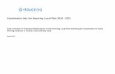 Examination into the Havering Local Plan 2016 - 2031 · booklet(s) submitted for Examination and which will be unchanged.” As per the Council’s response dated August 21 2019 Council’s