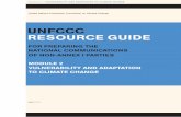 UNFCCC RESOURCE GUIDE · 2020. 3. 17. · UNFCCC RESOURCE GUIDE MODULE 2: VULNERABILITY AND ADAPTATION TO CLIMATE CHANGE FOR PREPARING THE NATIONAL COMMUNICATIONS OF NON-ANNEX I PARTIES