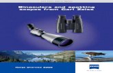 Binoculars and spotting scopes from Carl Zeiss Bino Catalog-Eng...transmission values and minimum stray light levels so that on the Victory FL binoculars even models with a 32 mm objective