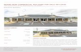 BRAND NEW COMMERCIAL BUILDING FOR SALE OR LEASE...Brand new commercial building on Rte. 250 in prime location with high traffic, 3000 square feet, or 2- 1500 sq ft individual spaces.