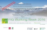 SPATIAL INFORMATION MANAGEMENT · Presented at the FIG Working Week 2016,May 2-6, 2016 in Christchurch, New Zealand INTRODUCTION •Traffic congestion is a major problem afflicting