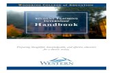TUDENT EACHING INTERNSHIP Handbook€¦ · calendar year (equivalent to three internship terms within the calendar year). Under state law, 10 continuing education clock hours equals