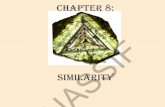 SIMILARITY - missnassif.ca€¦ · Similar Triangles in the Real World Nature Art and Craft Structures we design and build. Similar Triangles turn up in the strangest of places, ...