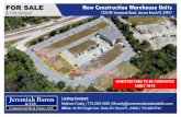 FOR SALE New Construction Warehouse Units...1225 ne savannah road, jensen beach fl 34957 no warranty or representation, express or implied, is made as to the accuracy of the information