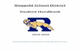 Ringgold School District Student Handbook · Anthony Piscioneri Human Resource Manager/Executive Assistant 7 . Ringgold School District ... C - Average 70% - 79% 2.0 D - Below Average