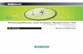 Photosynthesis and Cellular Respiration Kit A ThINQ ... · Cellular respiration, in turn, is the process all organisms require to derive energy from the products of photosynthesis