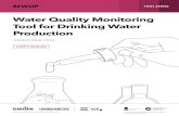 New Water Quality Monitoring Tool for Drinking Water Production · 2019. 12. 5. · public health standards for drinking water quality, i.e. the maximum concentrations of chemical,