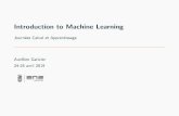 Introduction to Machine Learningagarivie/sites/default/files/intro... · learning theory in artiﬁcial intelligence. •AI: emulate cognitive capabilities of humans (big data: humans