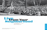 Live from Your Neighborhood: A National Study of Outdoor ... · itative data about audiences and artists, the festival’s operations, and the festival’s interactions with the sur-rounding