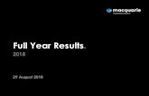 Full Year Results....Macquarie Telecom Group Key Business Highlights. Revenue $233.1m EBITDA $47.8m NPAT $17.0m EPS 80.9cps Eight consecutive halves of revenue and profit growth EBITDA