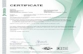 CERTIFICATE · ANNEX TO ENEC KEMA-KEUR CERTIFICATE 2181143.01 page 1 of 4 DEKRA Certification B.V. Meander 1051, 6825 MJ Arnhem P.O. Box 5185, 6802 ED Arnhem The Netherlands T +31