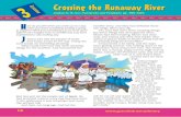 Crossing the Runaway River - GraceLink · Crossing the Runaway River Memory Verse “The Lord will do amazing things among you” (Joshua 3:5). Soon the order to line up was given.