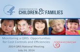 Monitoring a QRIS: Opportunities for Cost Controls and ......Licensed FCC, CCC, Certified Tribal, Certified Military, Head Start, State Pre-k Implementation Partners Resource and Supports