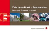 Visie op de Braak / Sportcampus Commissie Omgeving 19 januari · Werkgelegenheid / Economie / City Marketing / buurtleague, playing for succes, Cruijff Court.) • Binnen het strategisch