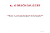 New Report of the Constitutional Committee · 2019. 5. 27. · Proposed by Damien O’Brien – Vice-Presidents ..... 9 3. Proposed by Constitution Committee – Association ... Proposed