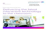 Hitachi UHD Interactive Flat Panel Delivering the latest ... · to the classroom. Inspire the next generations’ learning and development. Get more interaction . from your class,