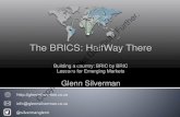 The BRICS: HalfWay There · Addressing unemployment addresses poverty, inequality, and crime Sustainable, inclusive and balanced growth is essential Education is vital for reducing
