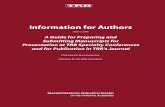 Information for Authors - Transportation Research Boardonlinepubs.trb.org/.../2011/10LVR/Info_for_Authors.pdfAuthors are encouraged to submit all papers to TRB via the Internet. Authors
