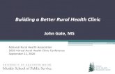 Building a Better Rural Health Clinic...Muskie School of Public Service Maine Rural Health Research Center Learning Objectives •Understand Rural Health Clinic’s (RHCs’) role