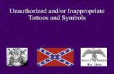 Unauthorized and/or Inappropriate Tattoos and Symbolsdiningwithdana.net/wp-content/uploads/2017/08/us... · • This gang was started at San Quentin State prison in 1966 by former