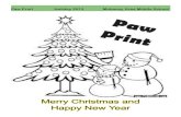 New Merry Christmas and Happy New Year · 2019. 2. 15. · Merry Christmas and Happy New Year. Paw Print Holiday 2013 Mahanoy Area Middle School If you or a friend are experiencing