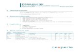 New PBSS4041NX - Nexperia · 2017. 5. 29. · PBSS4041NX AoSoCnw(_(T2(RccCnIetECoEoCroh Nexperia PBSS4041NX 60 V, 6.2 A NPN low VCEsat (BISS) transistor All information provided in