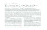 Remediation effects on N170 and P300 in children with ...downloads.hindawi.com/journals/bn/2010/913692.pdf · subjects compared to controls in several studies, gen-erally revealing
