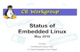 Status of Embedded Linux · 2018. 5. 25. · 2010/23/2014 PA1 Confidential GPU drivers • ELC 2018 Progress in the Embedded GPU Ecosystem –by Robert Foss • Watch the video –the